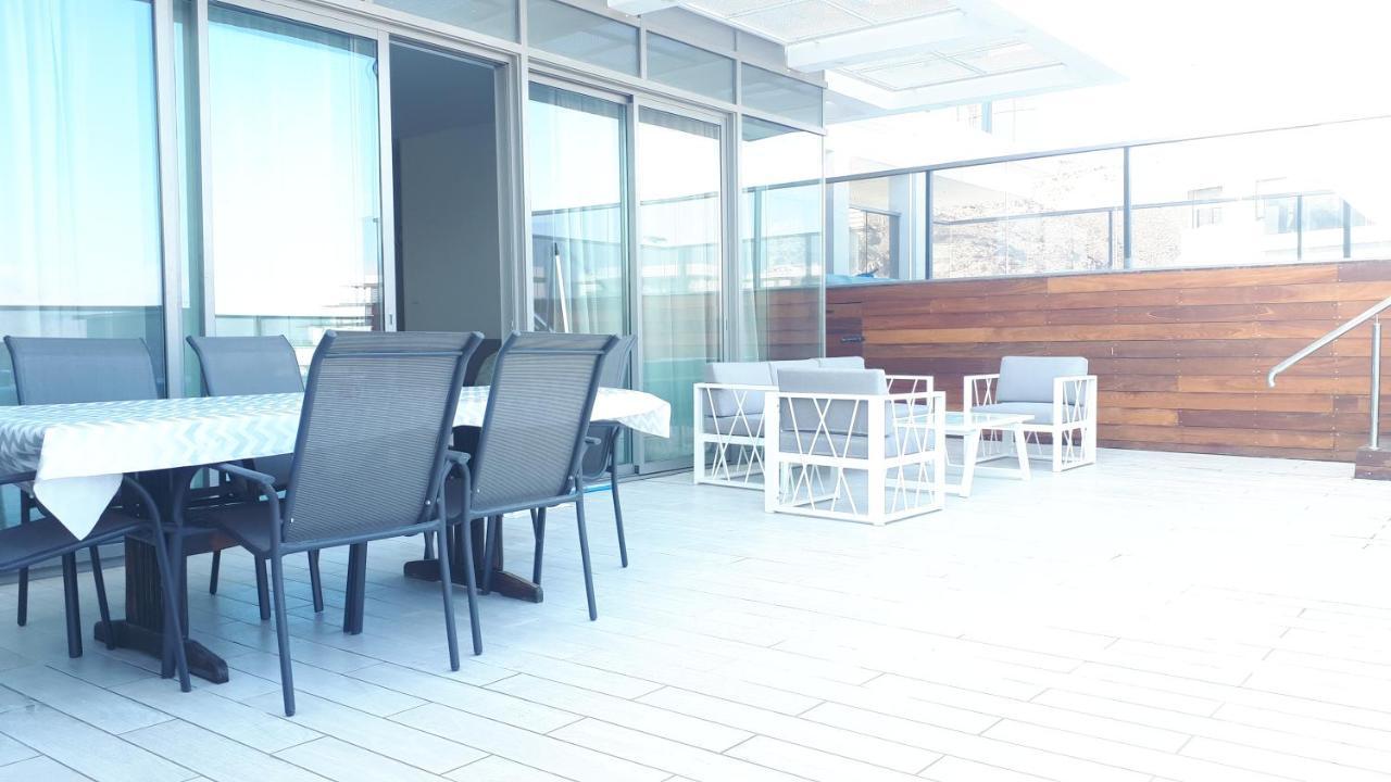 엘라트 Stunning Penthouse With Sea Views And Private Heated Pool 아파트 외부 사진
